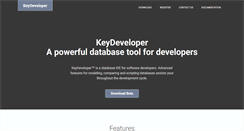Desktop Screenshot of keydeveloper.com